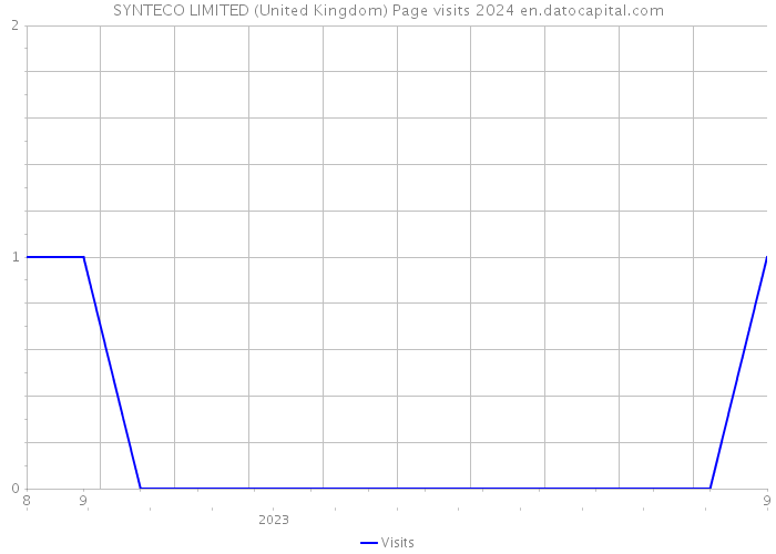 SYNTECO LIMITED (United Kingdom) Page visits 2024 
