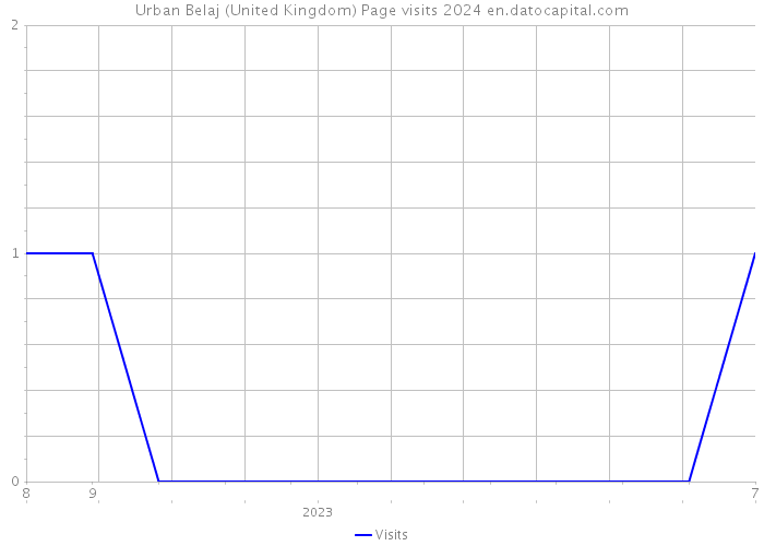 Urban Belaj (United Kingdom) Page visits 2024 