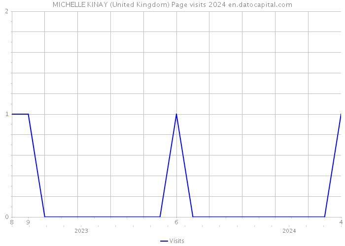 MICHELLE KINAY (United Kingdom) Page visits 2024 