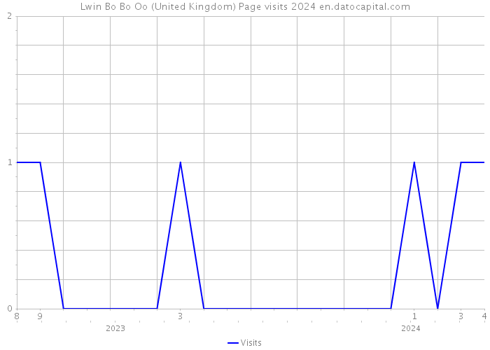 Lwin Bo Bo Oo (United Kingdom) Page visits 2024 