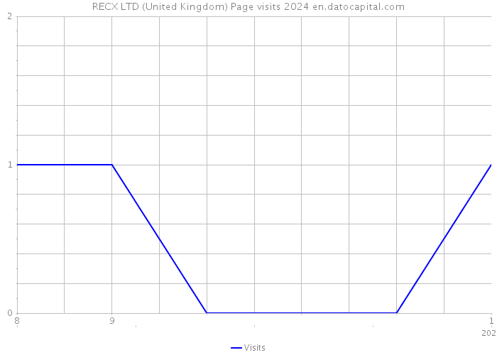 RECX LTD (United Kingdom) Page visits 2024 