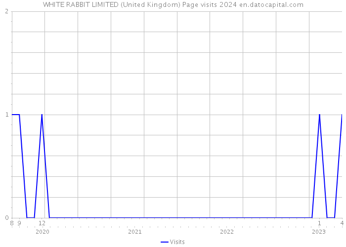 WHITE RABBIT LIMITED (United Kingdom) Page visits 2024 