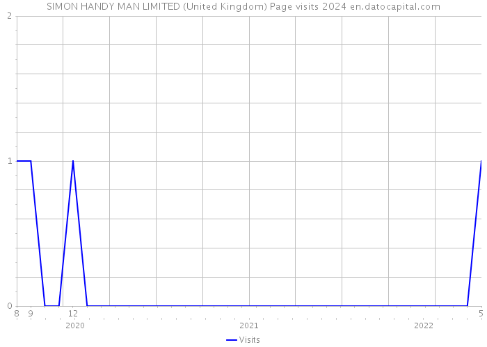 SIMON HANDY MAN LIMITED (United Kingdom) Page visits 2024 