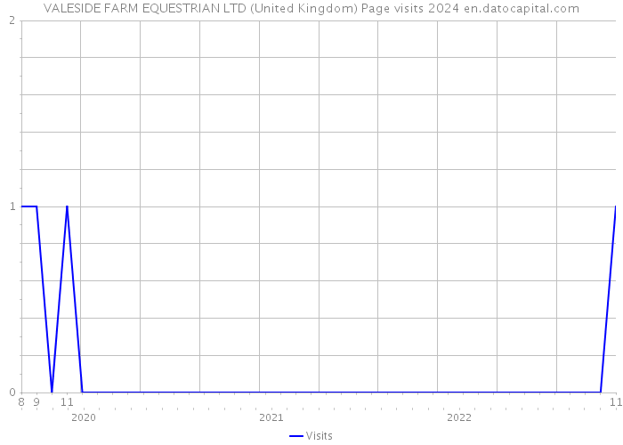 VALESIDE FARM EQUESTRIAN LTD (United Kingdom) Page visits 2024 