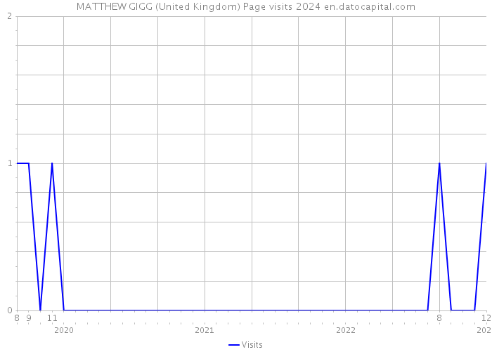MATTHEW GIGG (United Kingdom) Page visits 2024 