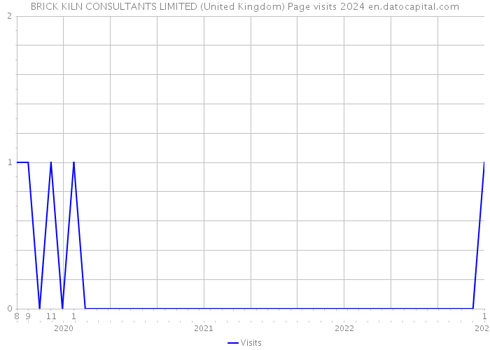 BRICK KILN CONSULTANTS LIMITED (United Kingdom) Page visits 2024 