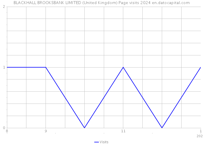 BLACKHALL BROOKSBANK LIMITED (United Kingdom) Page visits 2024 