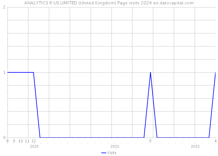 ANALYTICS R US LIMITED (United Kingdom) Page visits 2024 