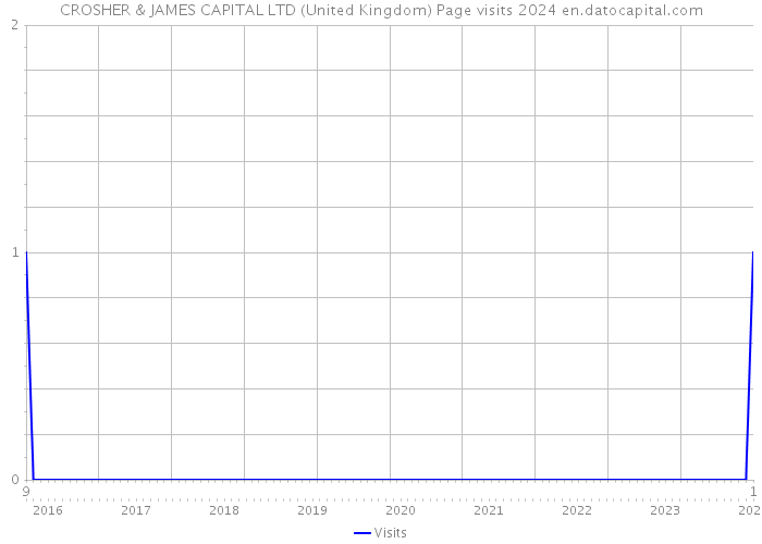 CROSHER & JAMES CAPITAL LTD (United Kingdom) Page visits 2024 