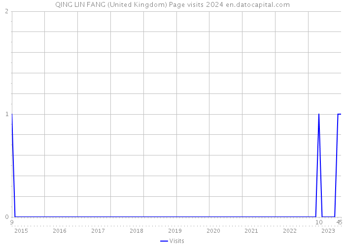 QING LIN FANG (United Kingdom) Page visits 2024 