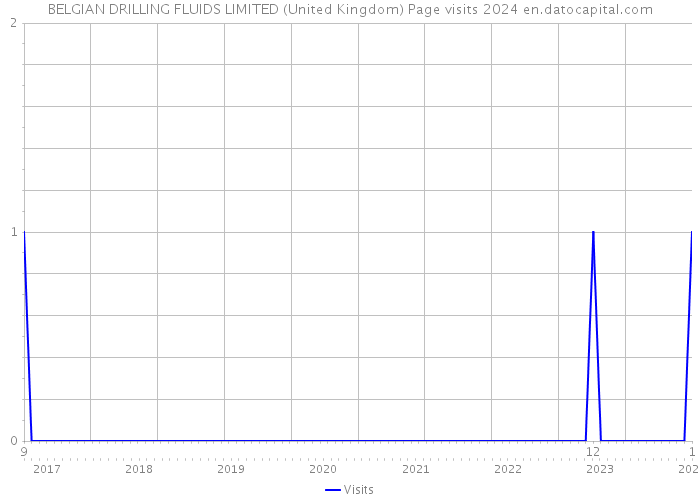 BELGIAN DRILLING FLUIDS LIMITED (United Kingdom) Page visits 2024 