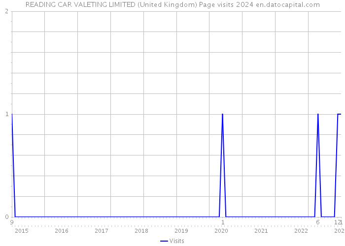 READING CAR VALETING LIMITED (United Kingdom) Page visits 2024 