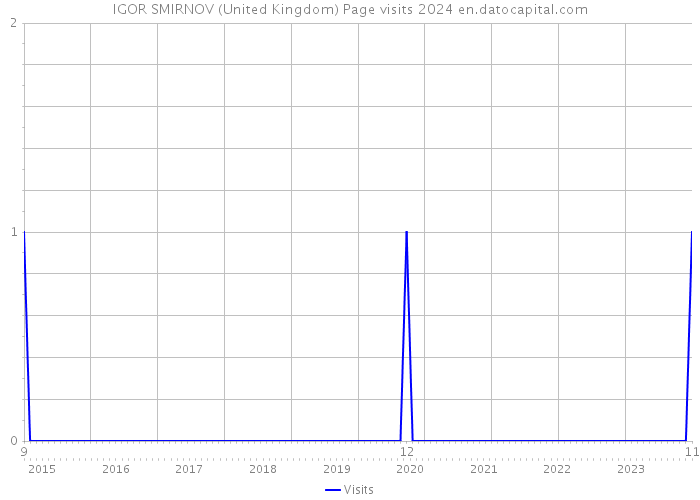 IGOR SMIRNOV (United Kingdom) Page visits 2024 
