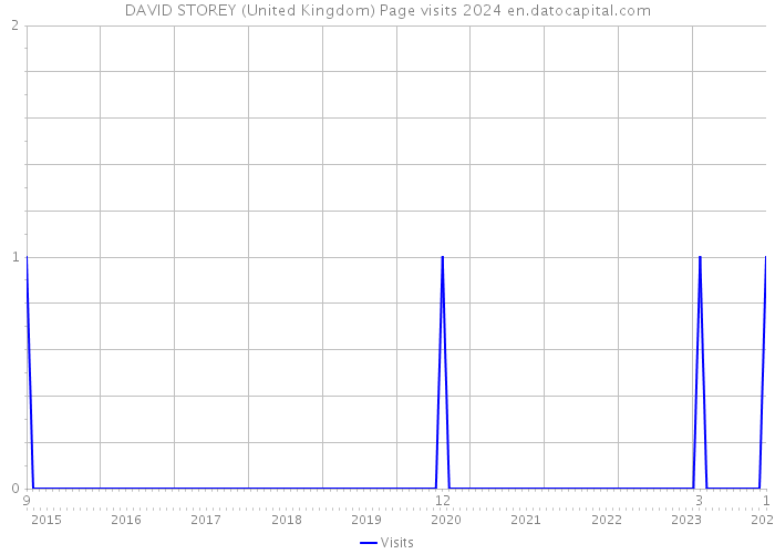 DAVID STOREY (United Kingdom) Page visits 2024 