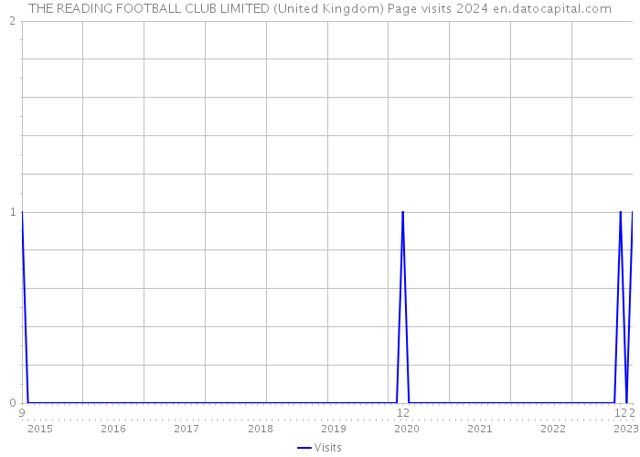 THE READING FOOTBALL CLUB LIMITED (United Kingdom) Page visits 2024 