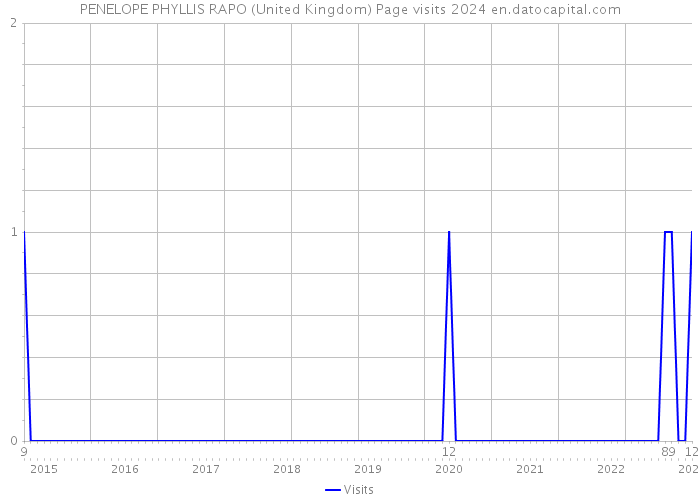 PENELOPE PHYLLIS RAPO (United Kingdom) Page visits 2024 