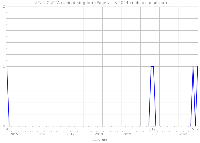 NIPUN GUPTA (United Kingdom) Page visits 2024 