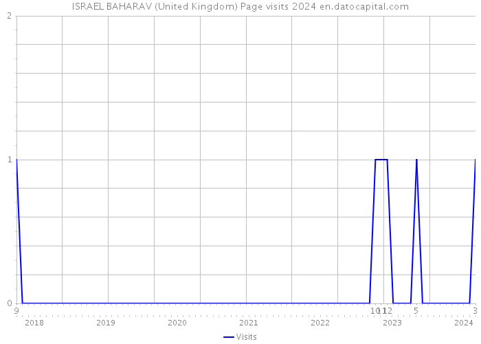 ISRAEL BAHARAV (United Kingdom) Page visits 2024 
