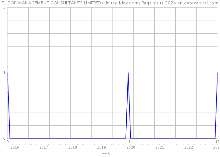 TUDOR MANAGEMENT CONSULTANTS LIMITED (United Kingdom) Page visits 2024 