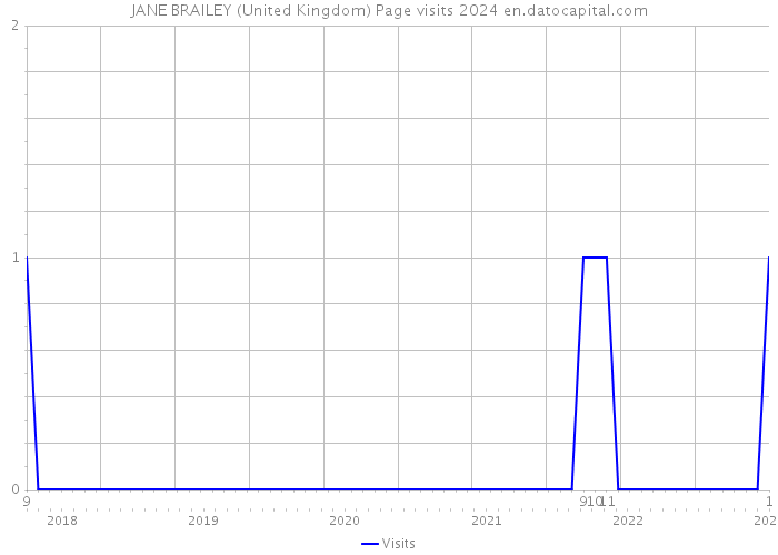 JANE BRAILEY (United Kingdom) Page visits 2024 