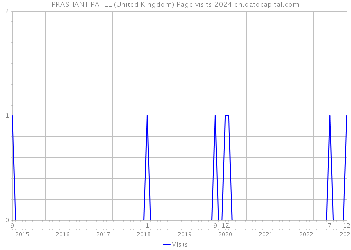 PRASHANT PATEL (United Kingdom) Page visits 2024 