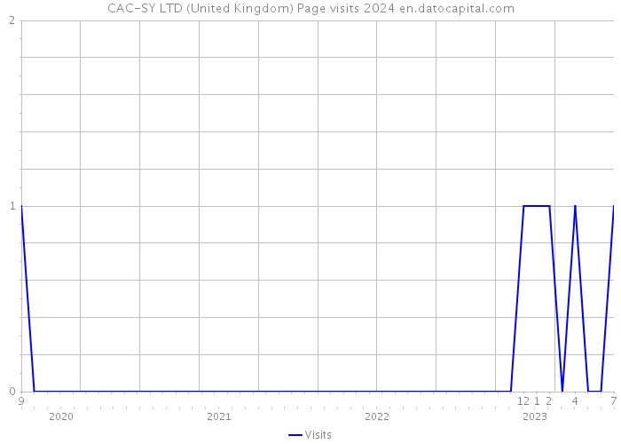 CAC-SY LTD (United Kingdom) Page visits 2024 