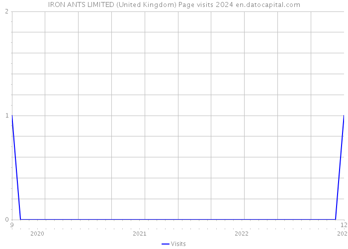 IRON ANTS LIMITED (United Kingdom) Page visits 2024 