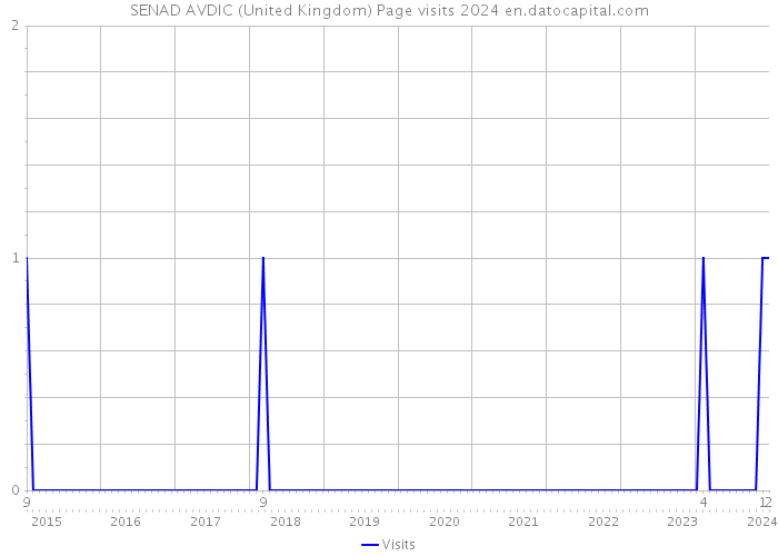 SENAD AVDIC (United Kingdom) Page visits 2024 
