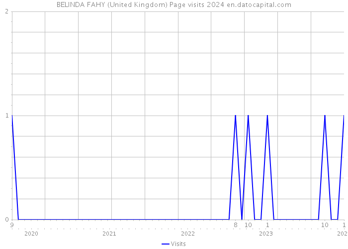BELINDA FAHY (United Kingdom) Page visits 2024 