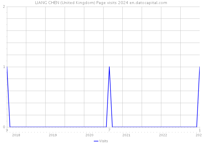 LIANG CHEN (United Kingdom) Page visits 2024 