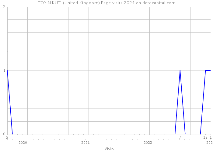 TOYIN KUTI (United Kingdom) Page visits 2024 