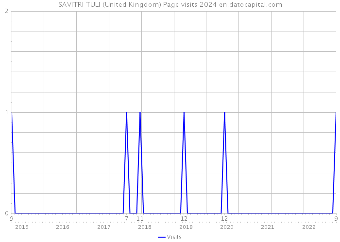 SAVITRI TULI (United Kingdom) Page visits 2024 