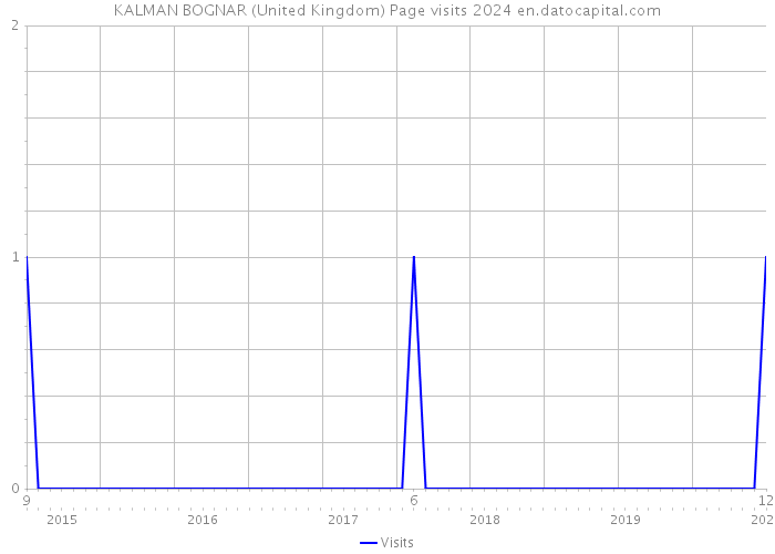 KALMAN BOGNAR (United Kingdom) Page visits 2024 
