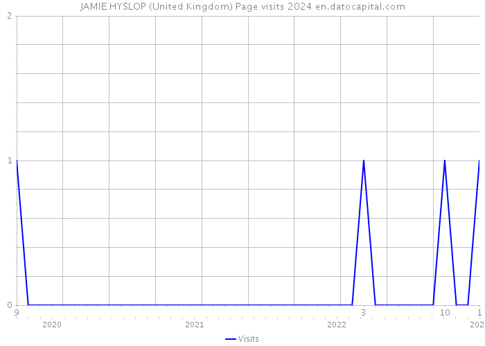 JAMIE HYSLOP (United Kingdom) Page visits 2024 