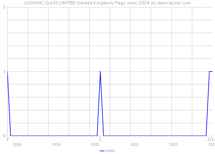 LOOKING GLASS LIMITED (United Kingdom) Page visits 2024 