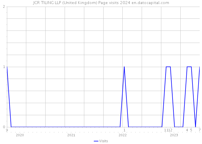 JCR TILING LLP (United Kingdom) Page visits 2024 
