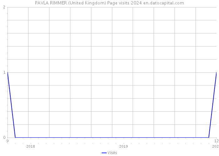 PAVLA RIMMER (United Kingdom) Page visits 2024 