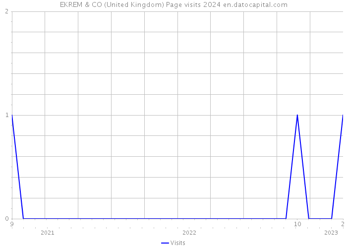 EKREM & CO (United Kingdom) Page visits 2024 