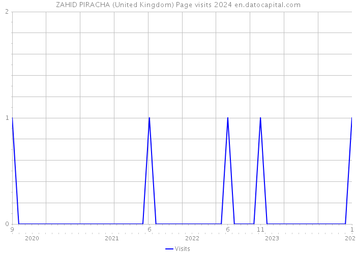 ZAHID PIRACHA (United Kingdom) Page visits 2024 