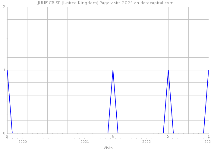 JULIE CRISP (United Kingdom) Page visits 2024 