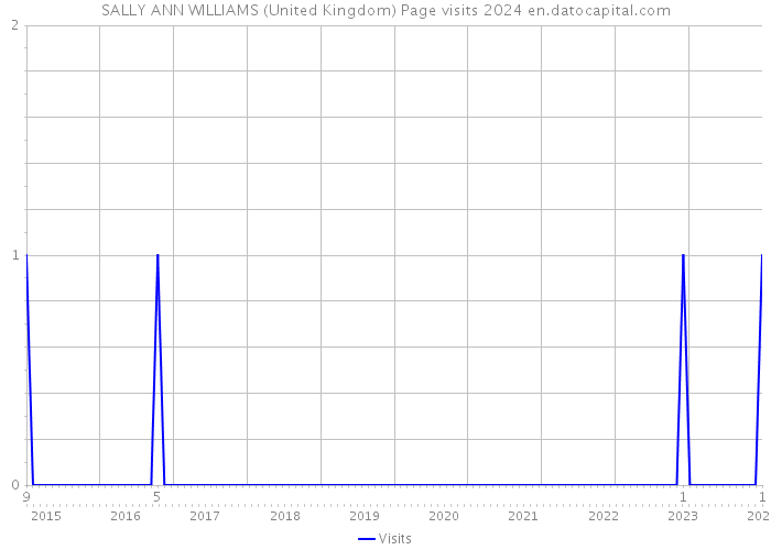 SALLY ANN WILLIAMS (United Kingdom) Page visits 2024 