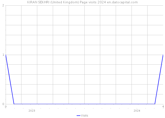 KIRAN SEKHRI (United Kingdom) Page visits 2024 