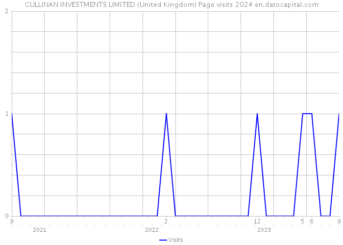 CULLINAN INVESTMENTS LIMITED (United Kingdom) Page visits 2024 