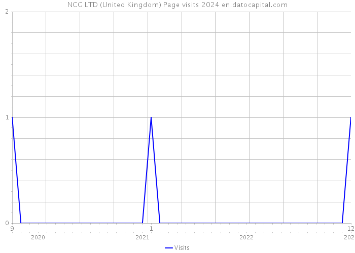 NCG LTD (United Kingdom) Page visits 2024 