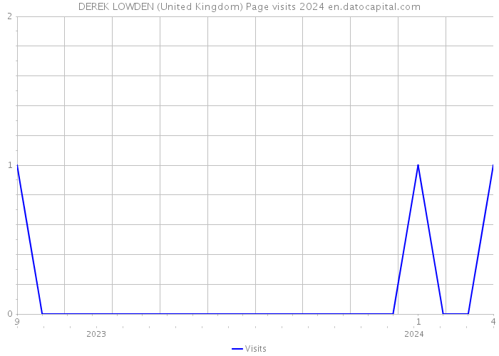 DEREK LOWDEN (United Kingdom) Page visits 2024 