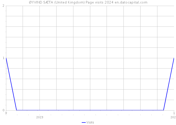 ØYVIND SÆTA (United Kingdom) Page visits 2024 