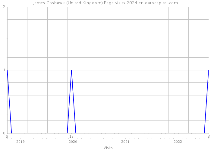 James Goshawk (United Kingdom) Page visits 2024 