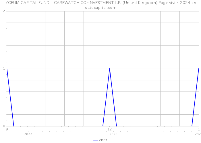LYCEUM CAPITAL FUND II CAREWATCH CO-INVESTMENT L.P. (United Kingdom) Page visits 2024 