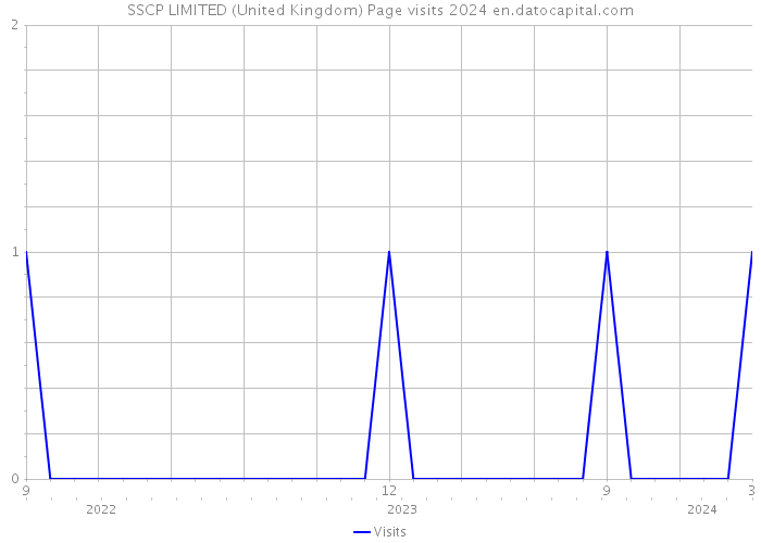 SSCP LIMITED (United Kingdom) Page visits 2024 