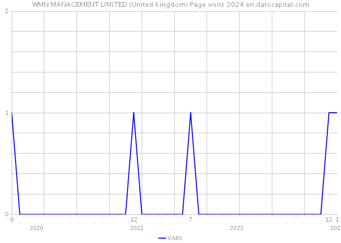 WMN MANAGEMENT LIMITED (United Kingdom) Page visits 2024 